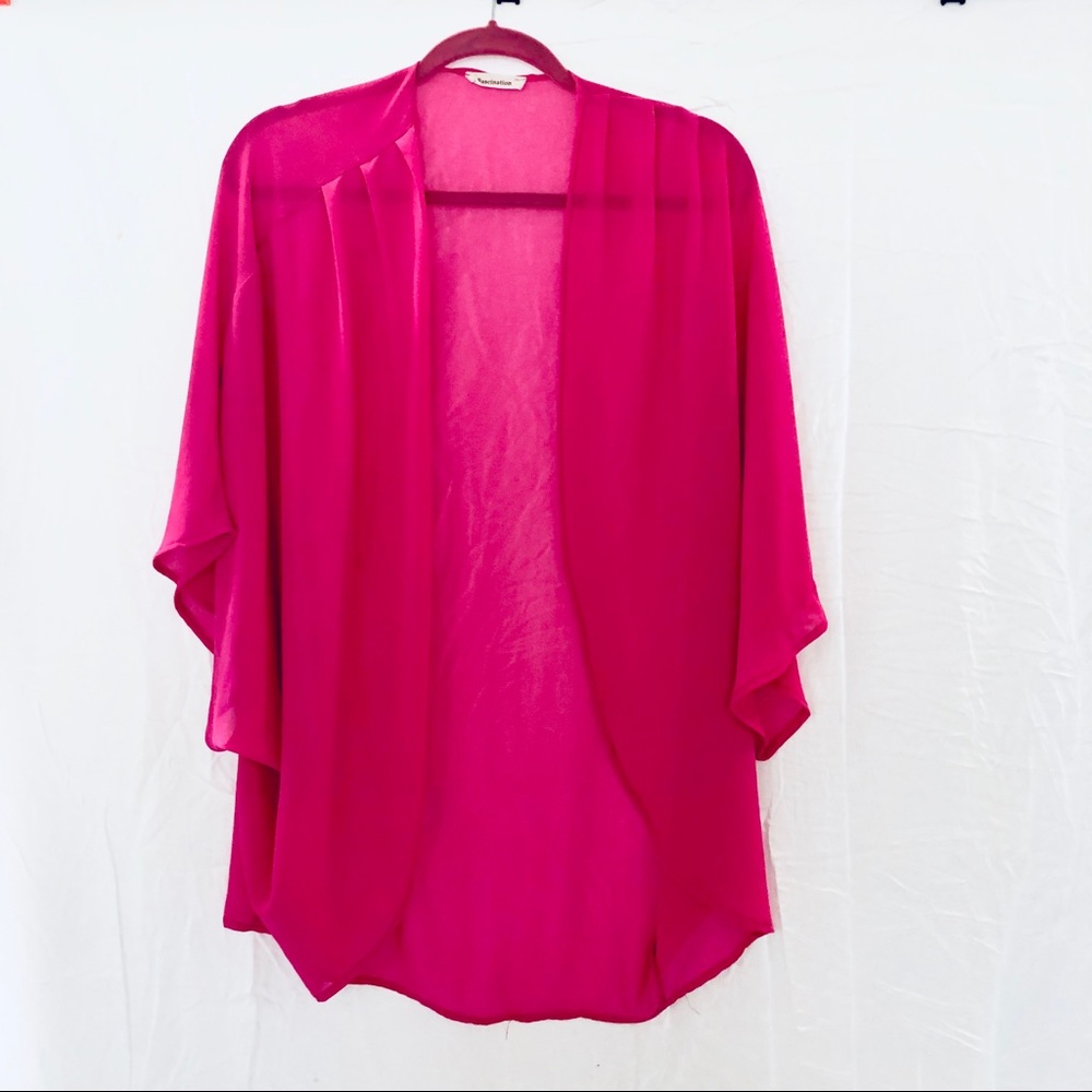 Hot pink kimono